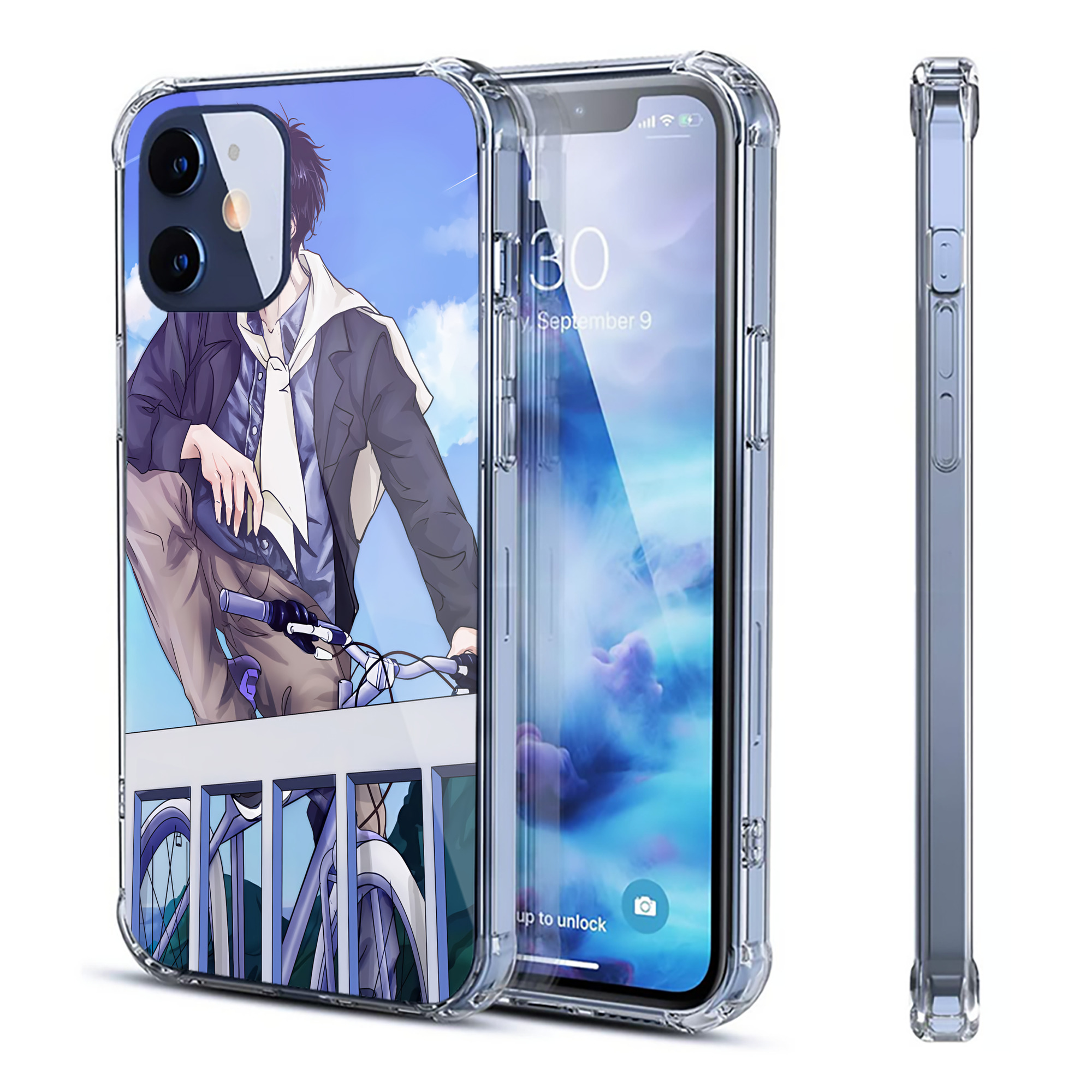 （画像用） SLAM DUNK／スラムダンク 【iPhone 12シリーズ対応】透明スマホケース（クリアソフトケース）